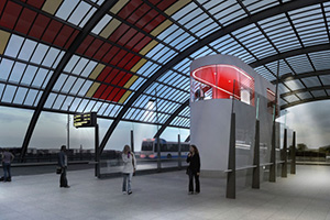 Benthem Crouwel ontwerpt chauffeursruimte op busstation Amsterdam Centraal
